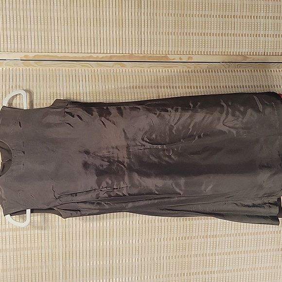 Vintage Sleeveless Dress - Brown/Red/Cream - No Tag (See Measurements) - Picture 10 of 12